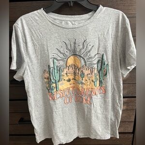 Gray Desert Dreams Graphic T-Shirt